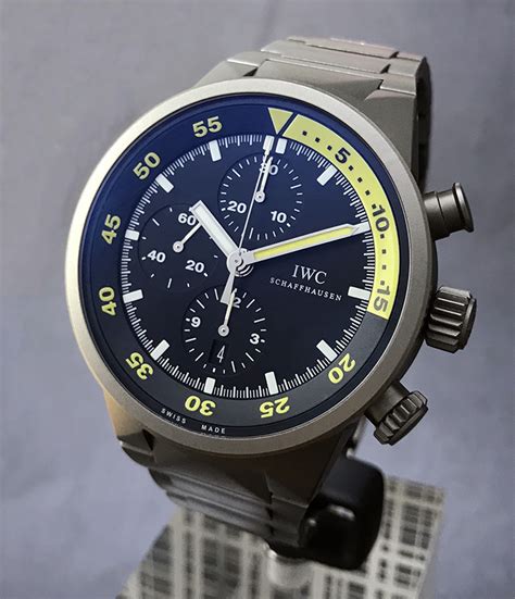 uhrenarmband iwc aquatimer|iwc aquatimer minute memory.